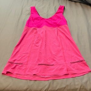Lululemon hot pink tank top
